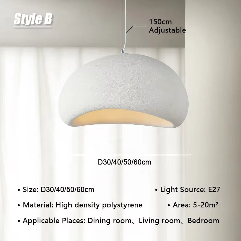 Nordic Wabi Sabi Pendant Lights Dining Room Bedroom