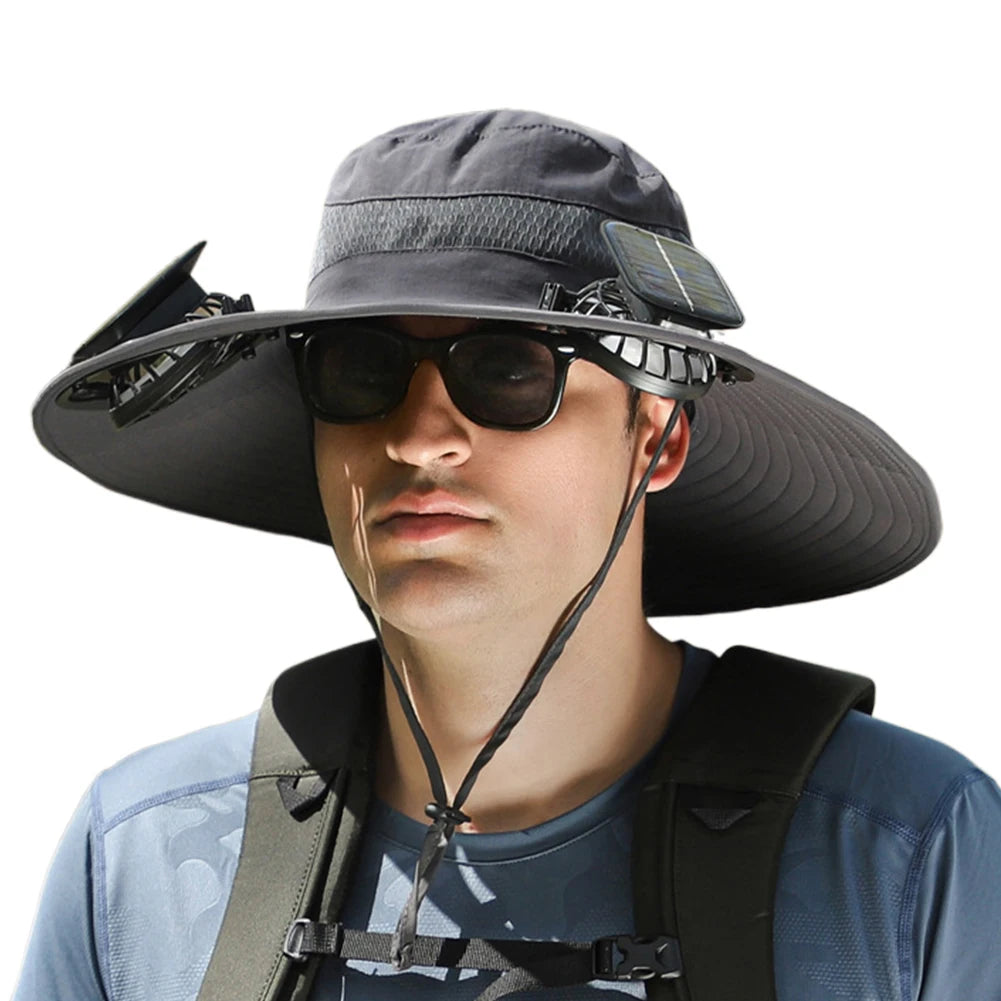 TrailRaiders™ HeatShield Solar Fan Hat