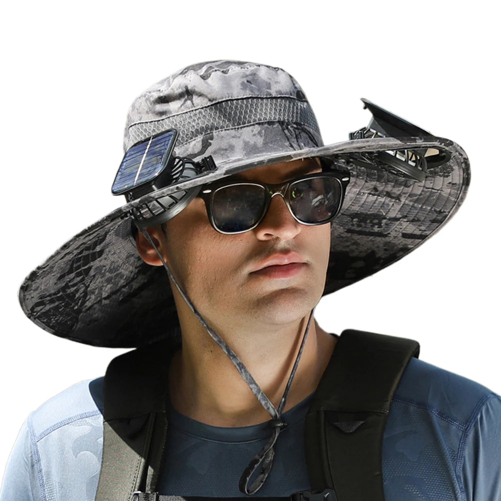 TrailRaiders™ HeatShield Solar Fan Hat