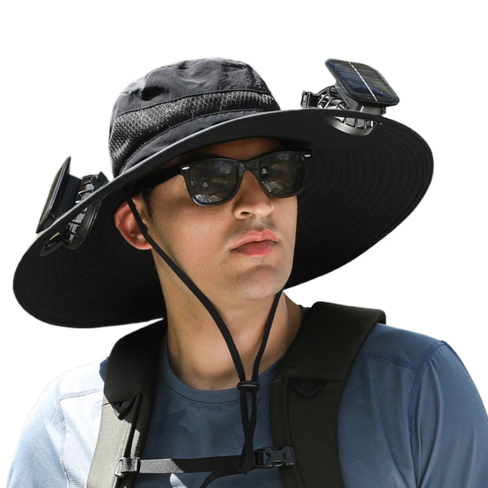 TrailRaiders™ HeatShield Solar Fan Hat