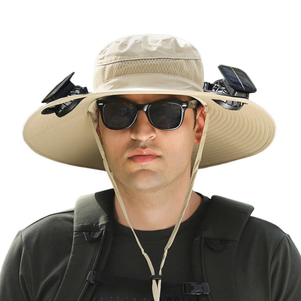 TrailRaiders™ HeatShield Solar Fan Hat