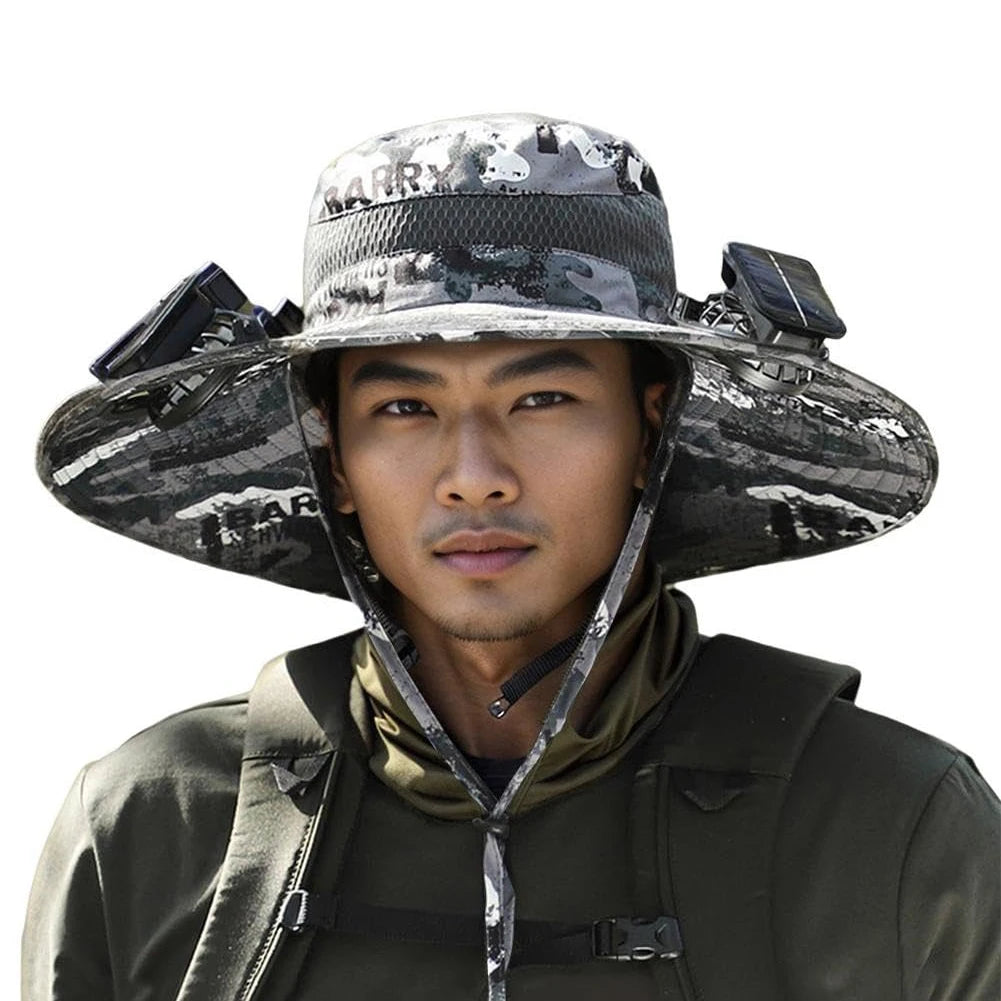 TrailRaiders™ HeatShield Solar Fan Hat