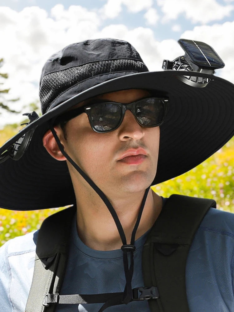 TrailRaiders™ HeatShield Solar Fan Hat