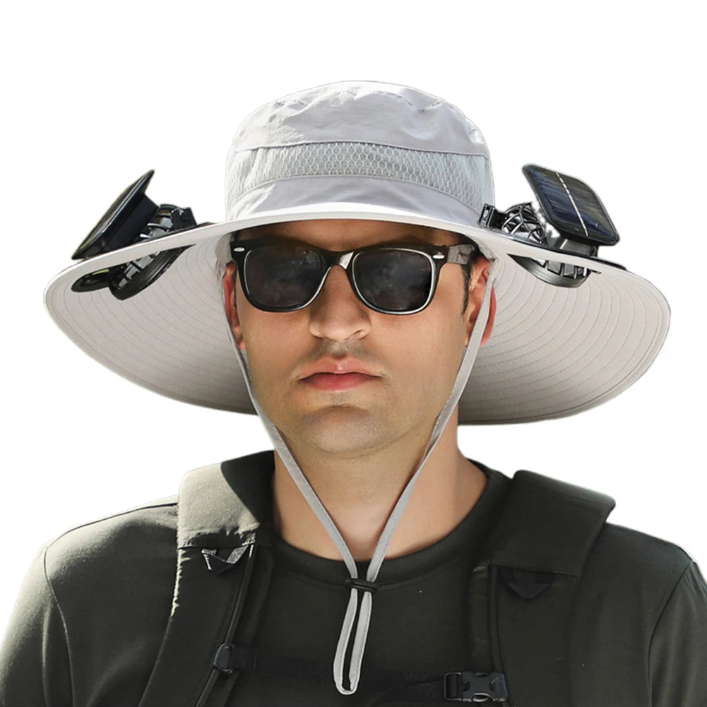 TrailRaiders™ HeatShield Solar Fan Hat